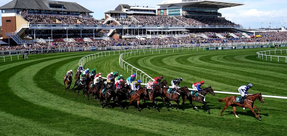 The Grand National at Aintree Racecourse